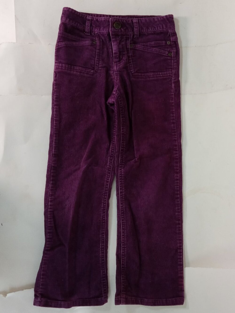 Y2K 725 Originals Purple Corduroy Flare Pants Size 7 Girls 1990s Cords